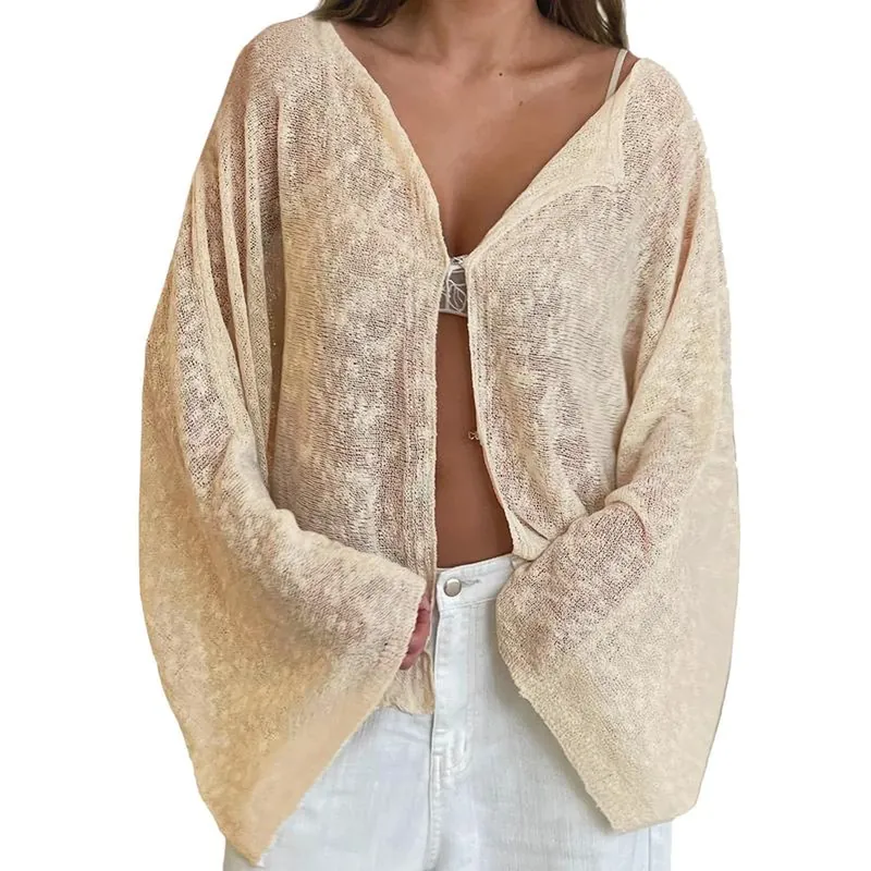 The Khaki boat neck cardigan