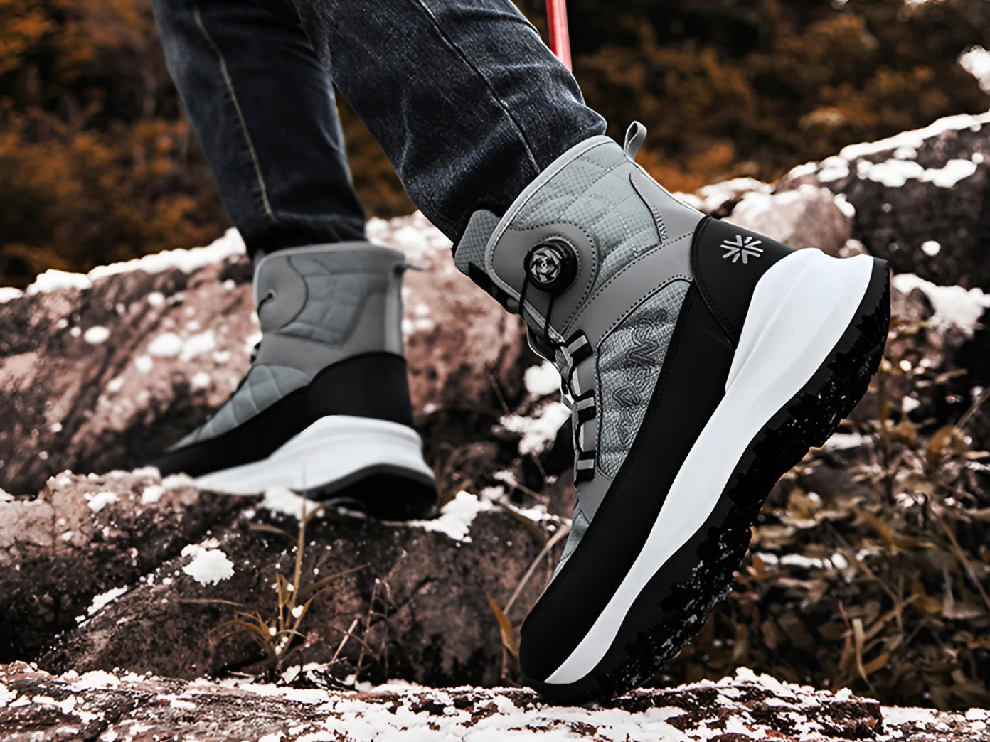 Men's snow boot in Gray