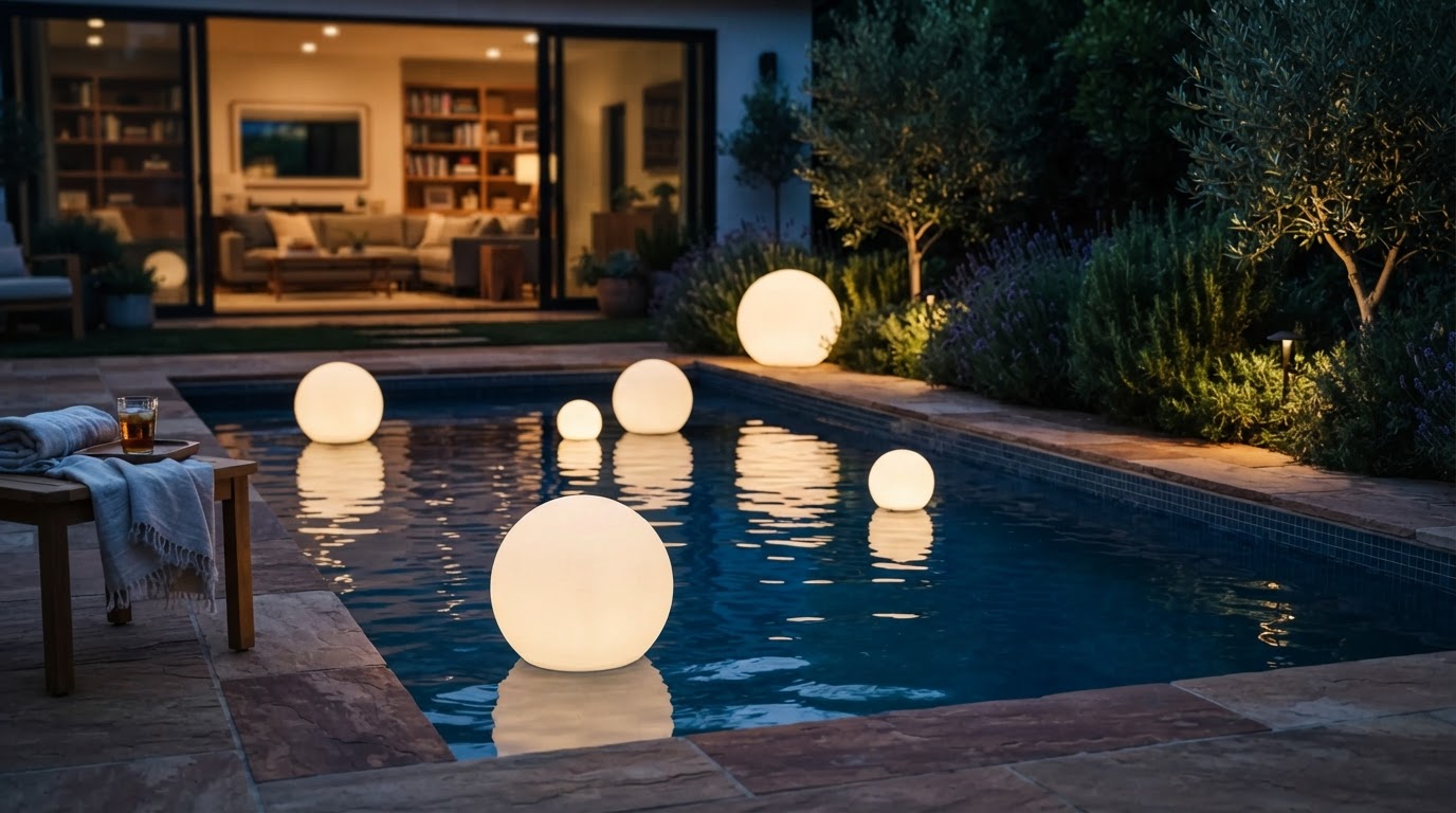 Can Solar Globe Light Floating Spheres Stay in the Pool?