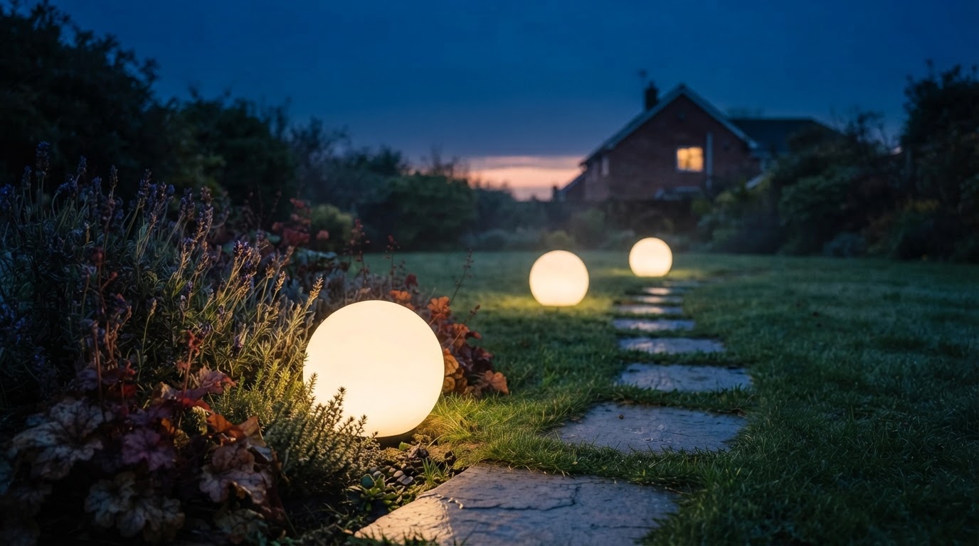 How do dusk to dawn Solar Globe Light fixtures work?