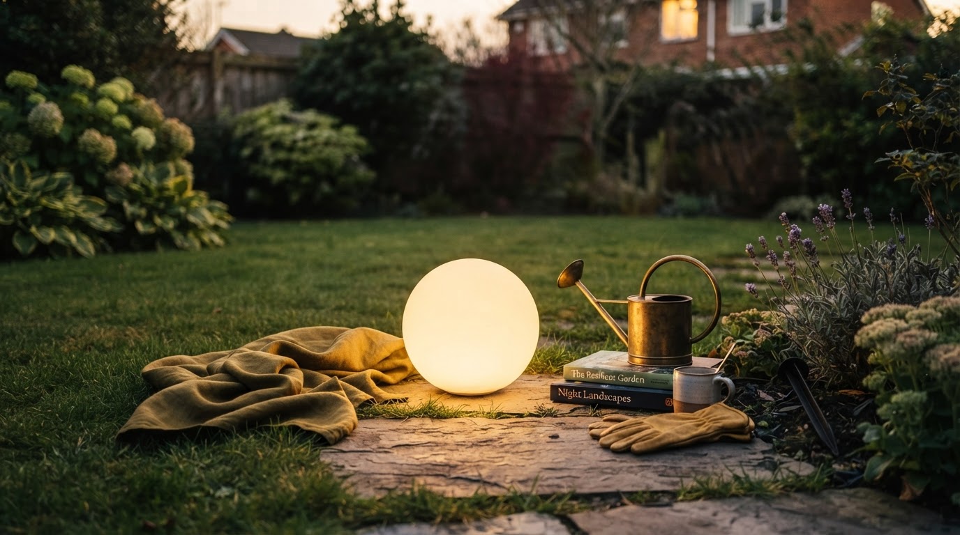Enhancing Nighttime Landscapes with Solar Globe Light