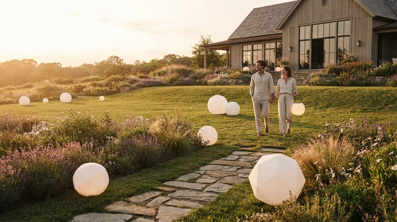 Solar Globe Light Scalability for Large Yard Spaces