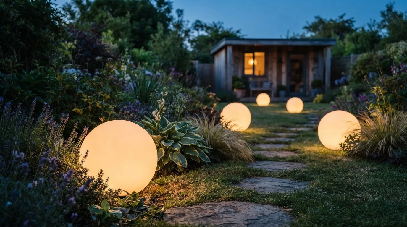 Why Use Large Solar Glass Orb Garden Decor?
