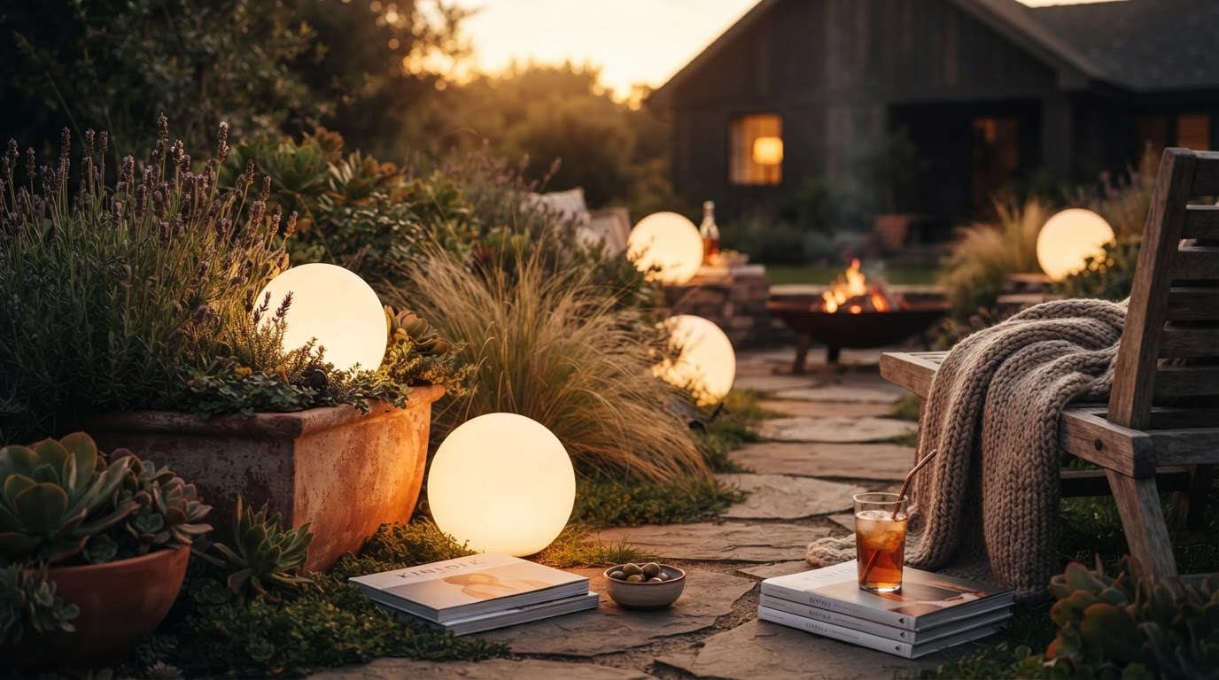 Optimizing Outdoor Ambiance with Solar Globe Light Spheres