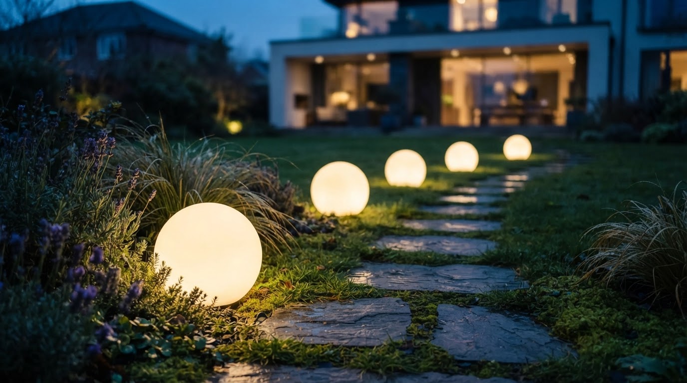 Five Performance Metrics for Solar Globe Light Walkways