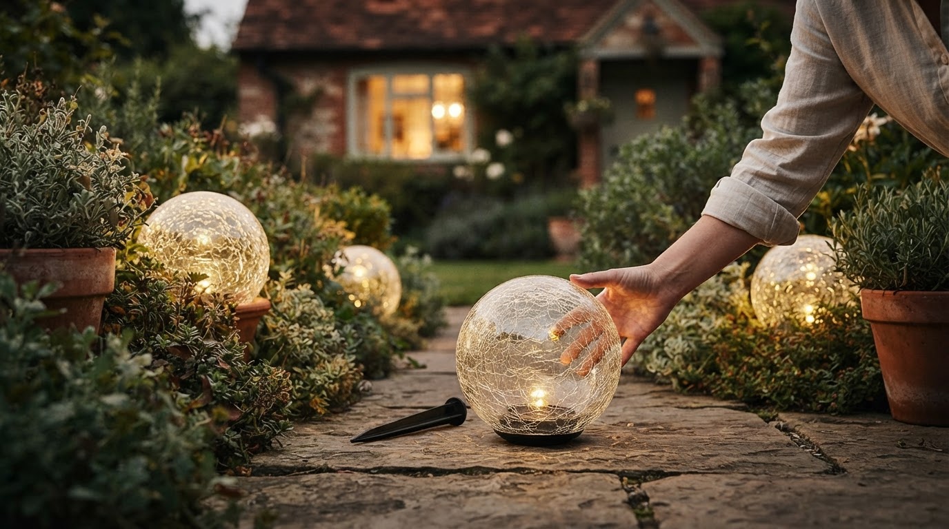 Why choose Solar Globe Light for glass orb garden decor?