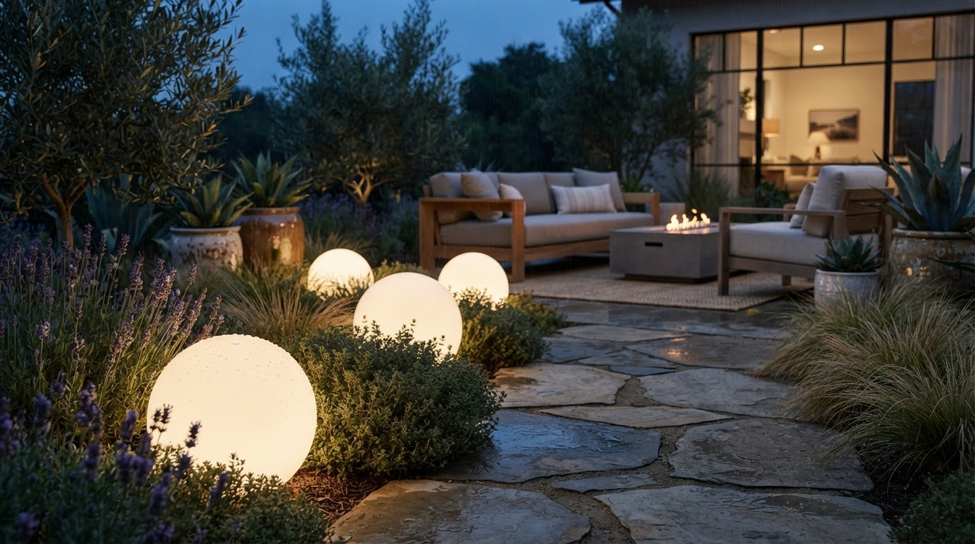 Solar Globe Light Waterproof Standards for Patio Use