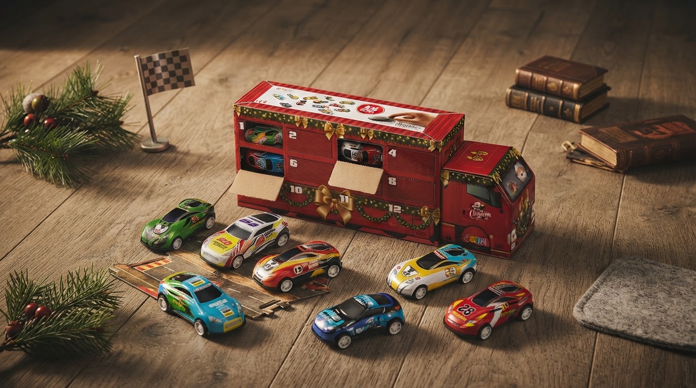 Selecting a Race Car Advent Calendar for Boys