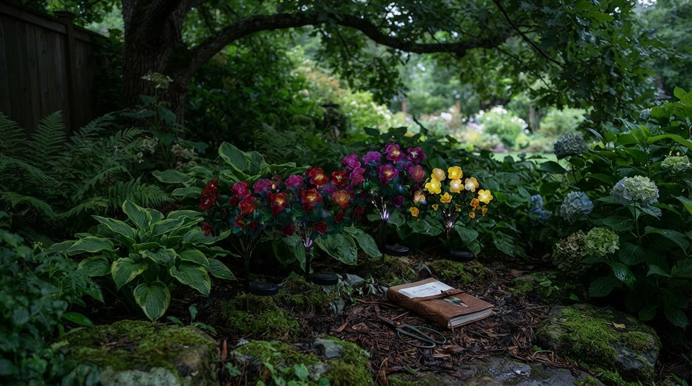 Do Solar Azalea Lights Work in Shaded Garden Beds?