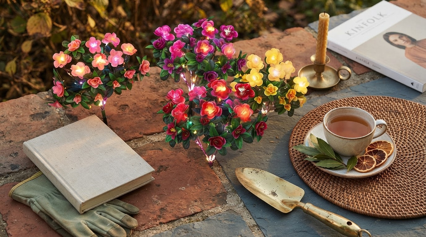 Enhancing Natural Landscaping with Solar Azalea Lights