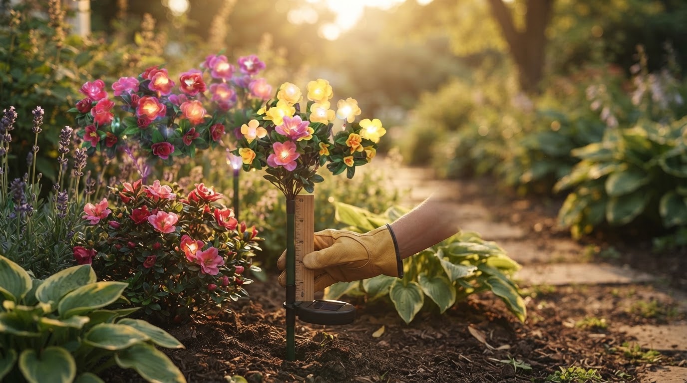 How do I install Solar Azalea Lights for optimal performance?
