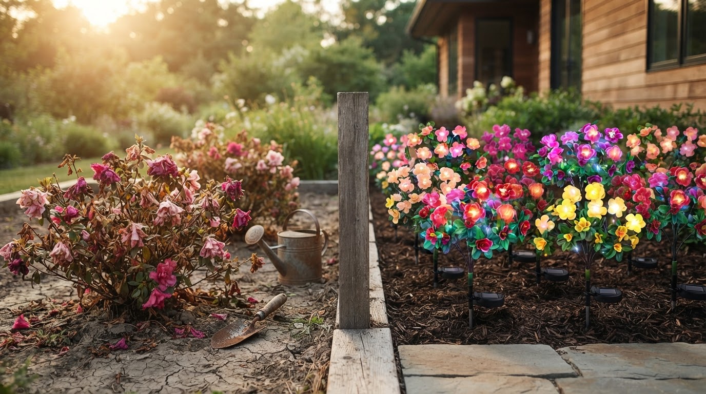 Solar Azalea Lights and the Shift to Permanent Florals