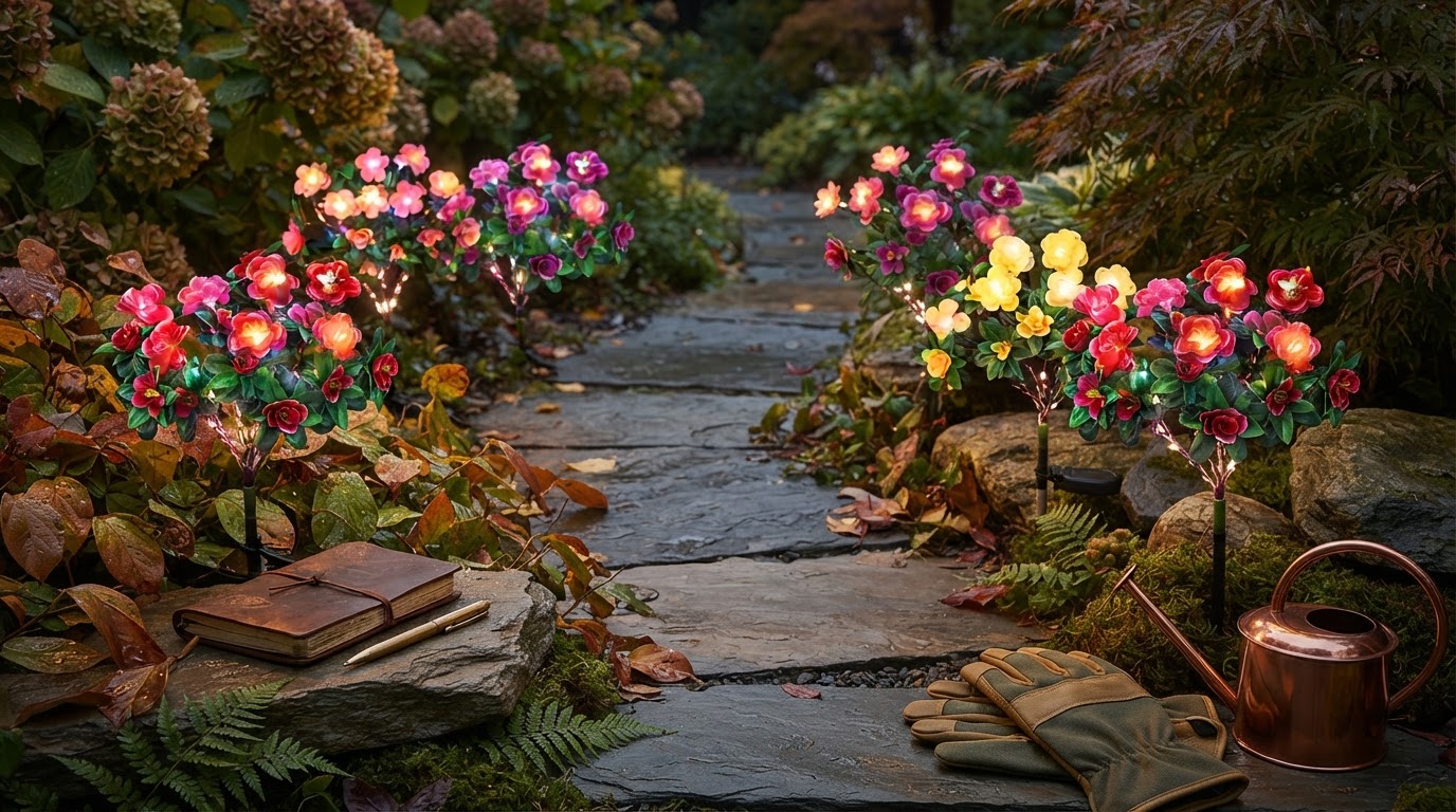 Solar Azalea Lights and Garden Pathway Durability