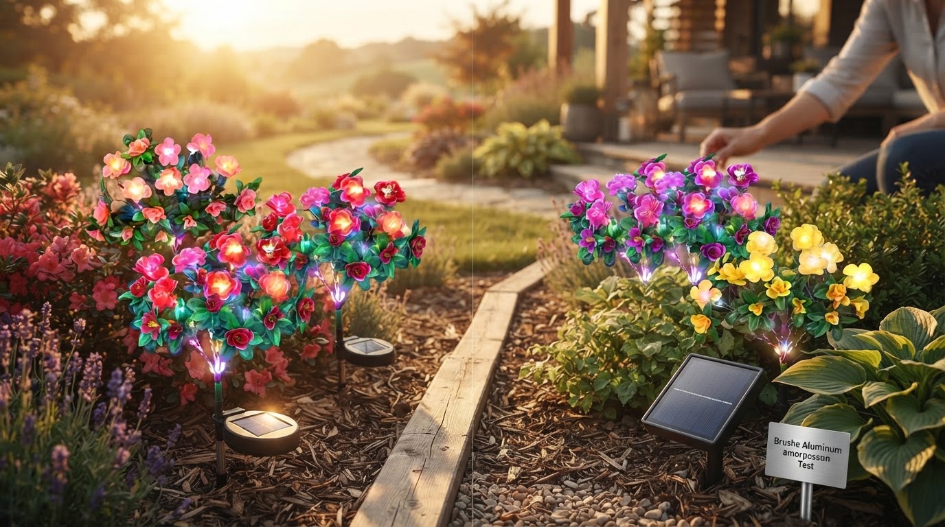 Which Solar Azalea Lights Work for Landscape Flowers?