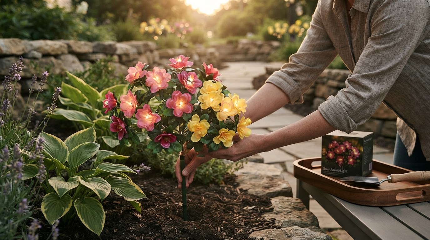Solar Azalea Lights Review: A Seasonal Garden Shift