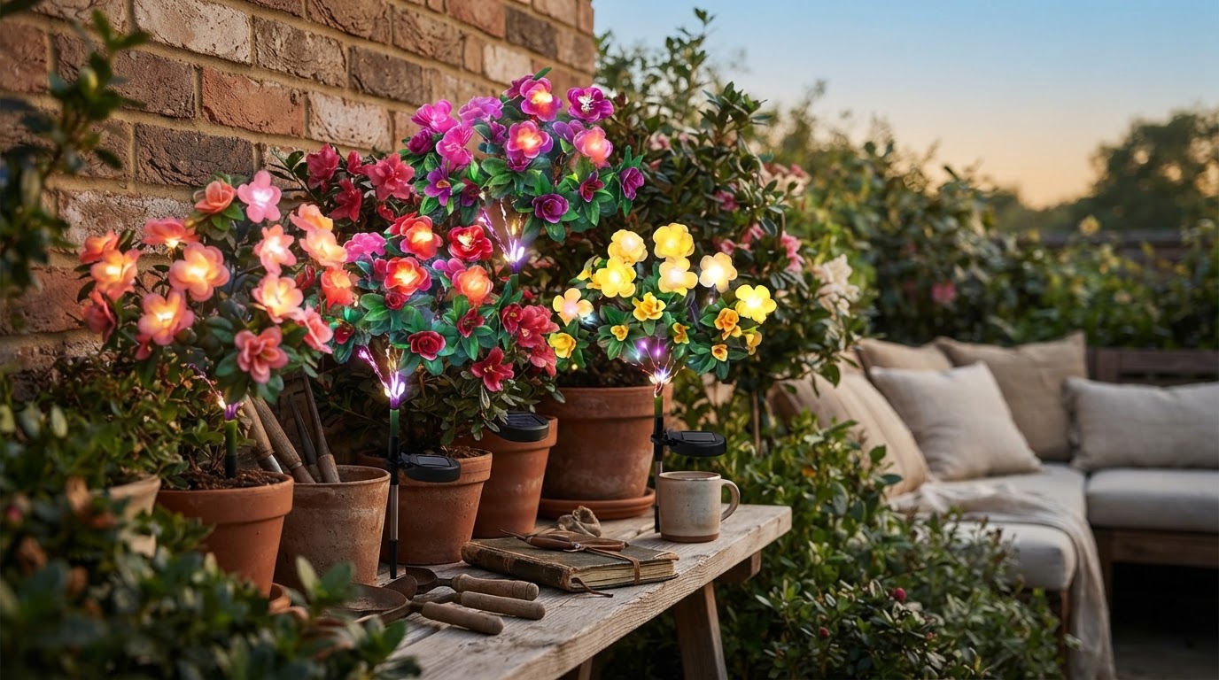 Solar Azalea Lights Selection Framework for Floral Realism