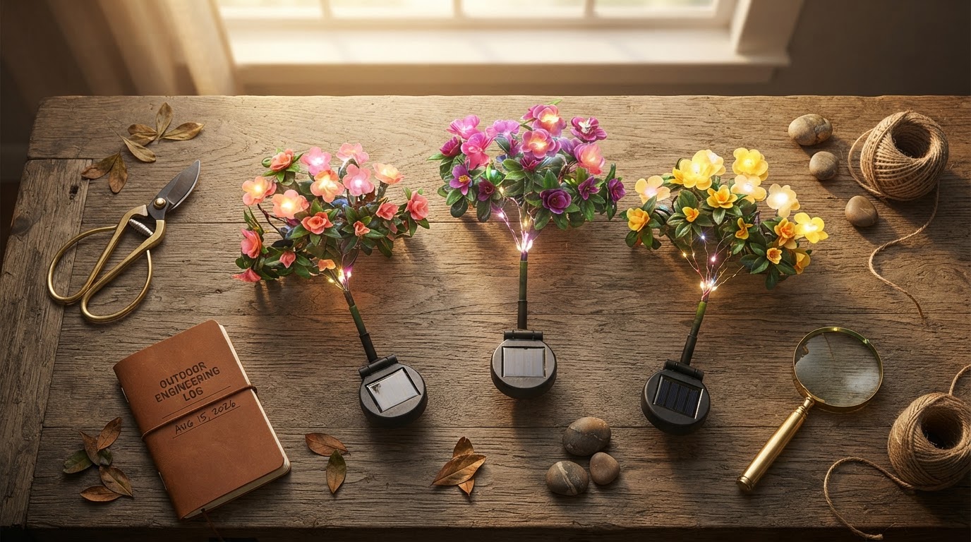 Optimizing Waterproof Solar Landscape Flowers Performance
