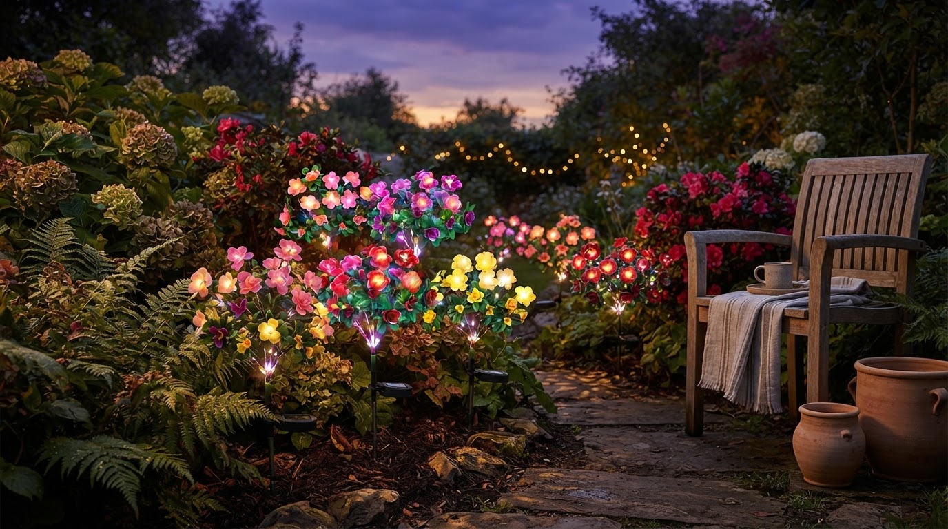 Why Choose Solar Azalea Lights for Outdoor Garden Decor?