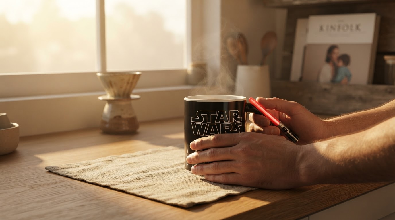 Reviewing the Darth Vader Mug With Lightsaber Handle