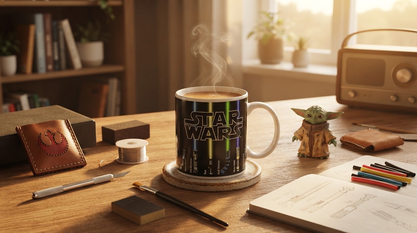 DIY Star Wars Crafts Meet Light Saber Mug Innovation