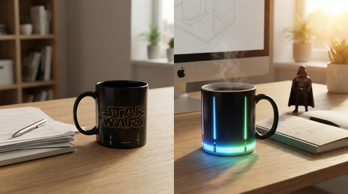 Which geeky office mugs provide the best desk utility?