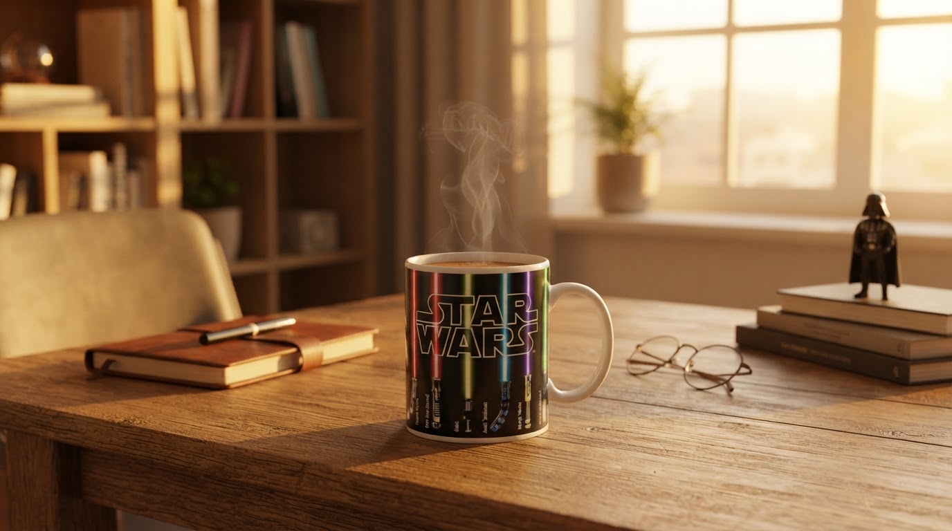 Does the Light Saber Mug glow in the dark?