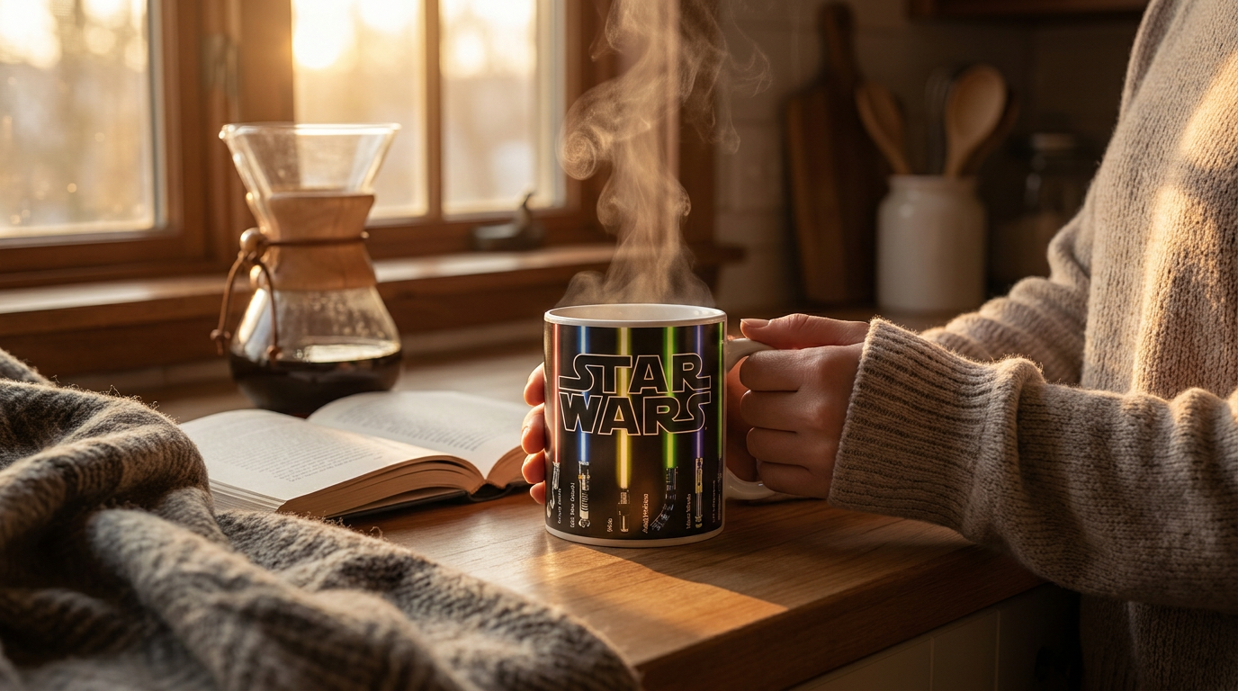Does the Light Saber Mug glow in the dark?