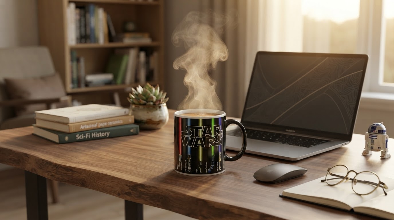 How Does the Light Saber Mug Heat Reveal Work?