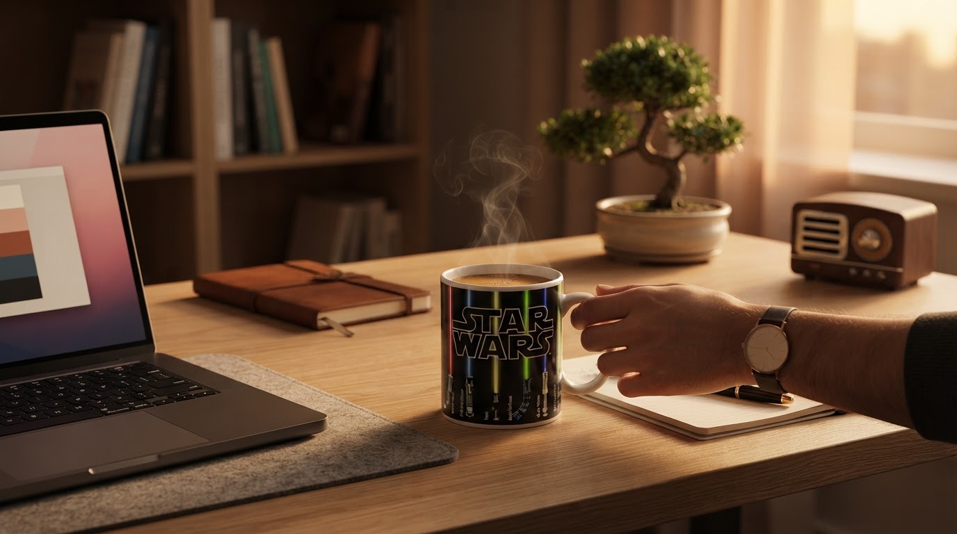 Light Saber Mug Curates the Modern Jedi Workspace
