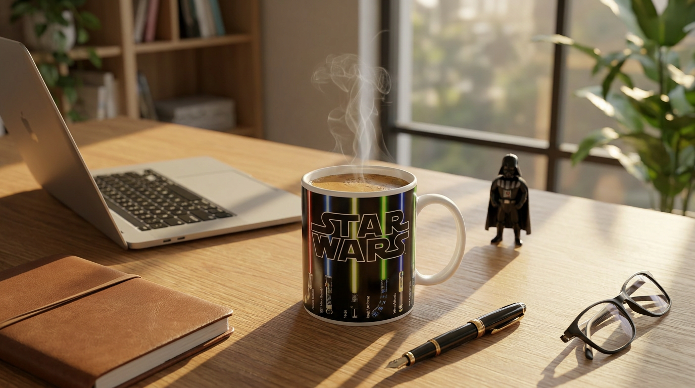 Light Saber Mug for Professional Office Desk Environments