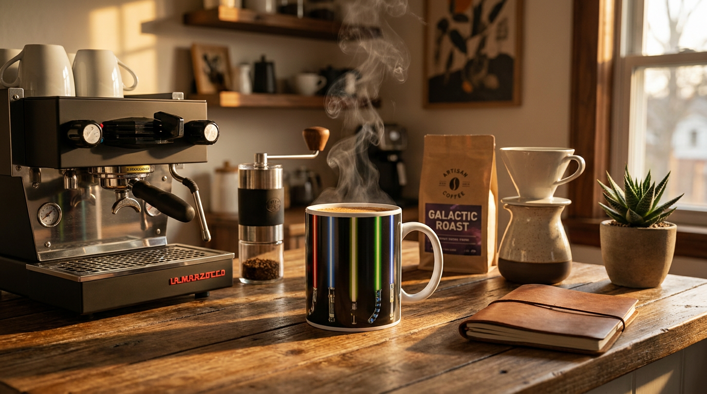 Light Saber Mug Selection for Small-Batch Espresso