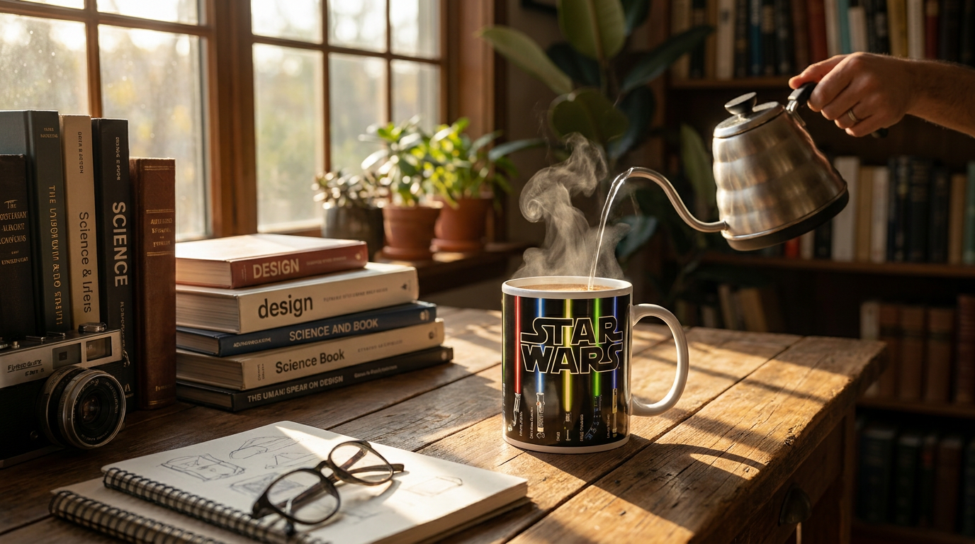 Science of Color-Changing Mugs Powers Light Saber Mug