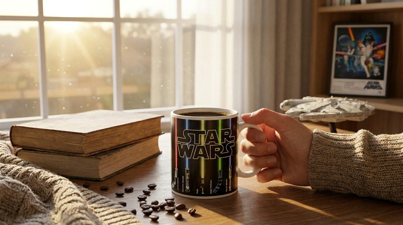 May the 4th Ideas: Light Saber Mug Brightens Star Wars Day