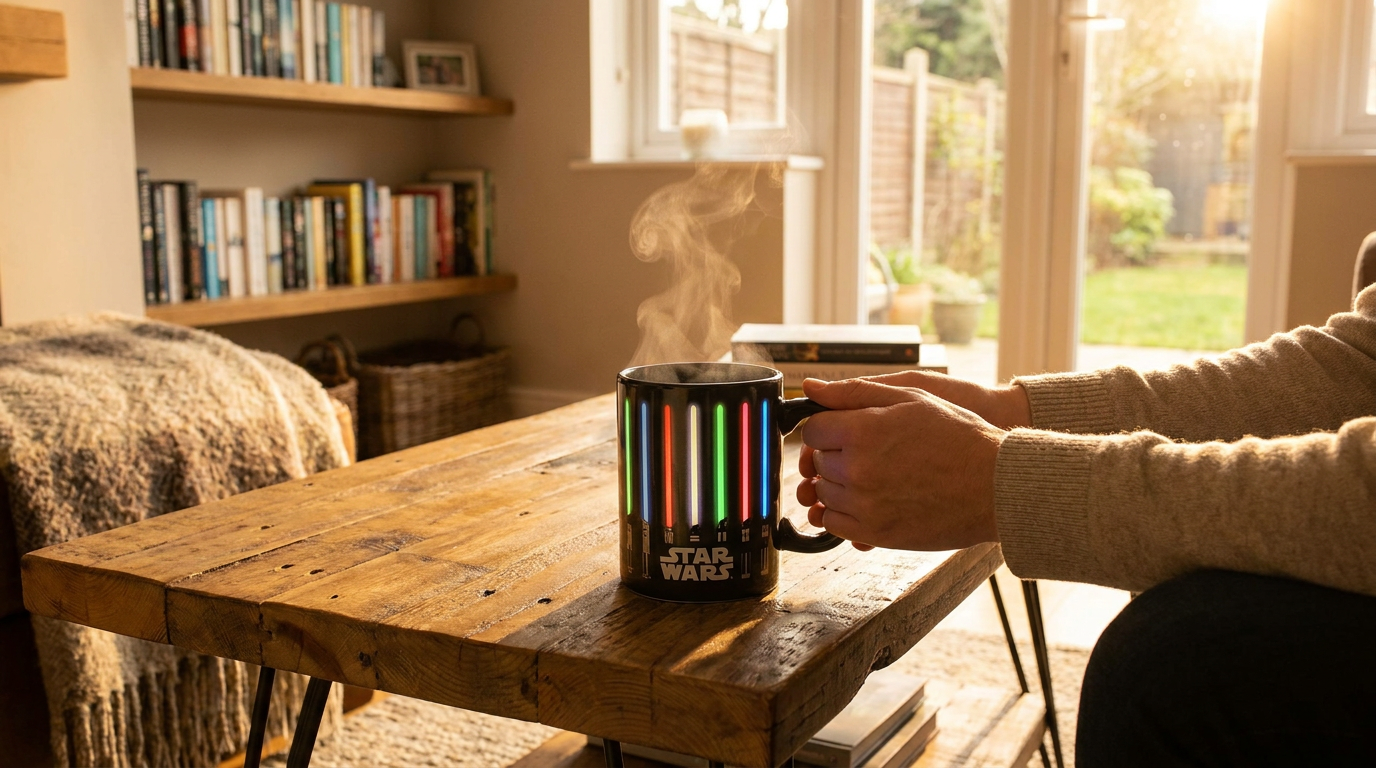 Star Wars Lifestyle Trend: Light Saber Mug Lights Up Fans