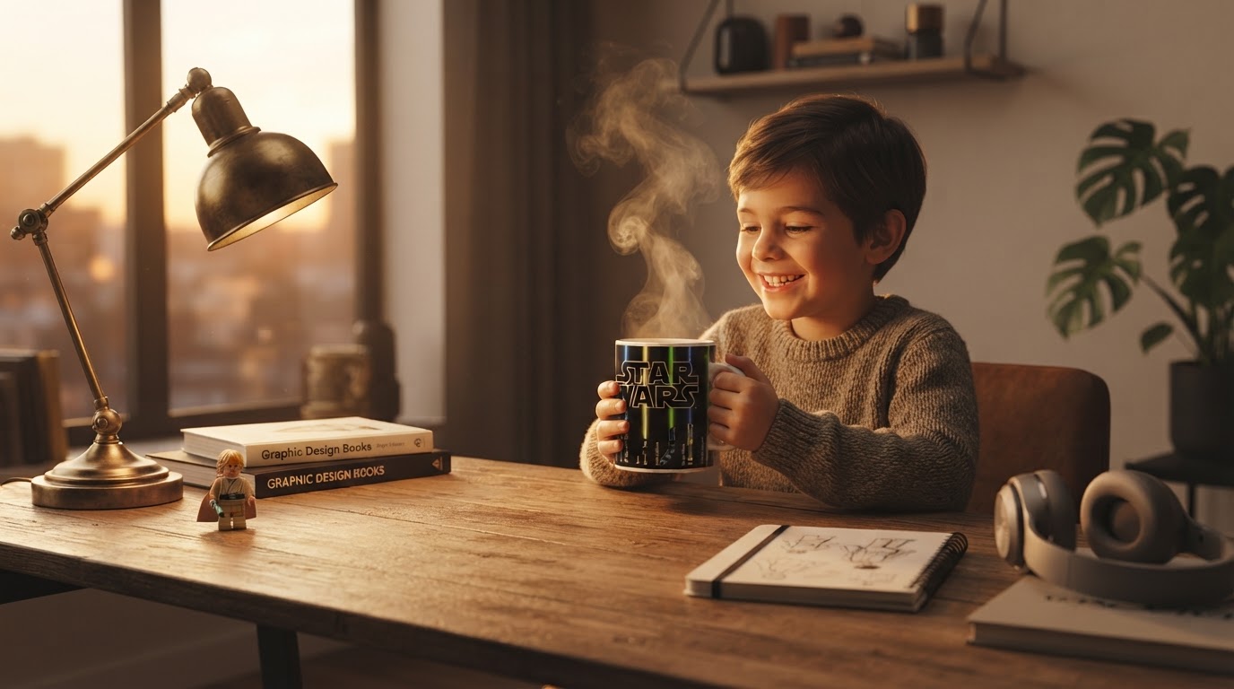 5 Steps to Curating a Light Saber Mug Office Desk
