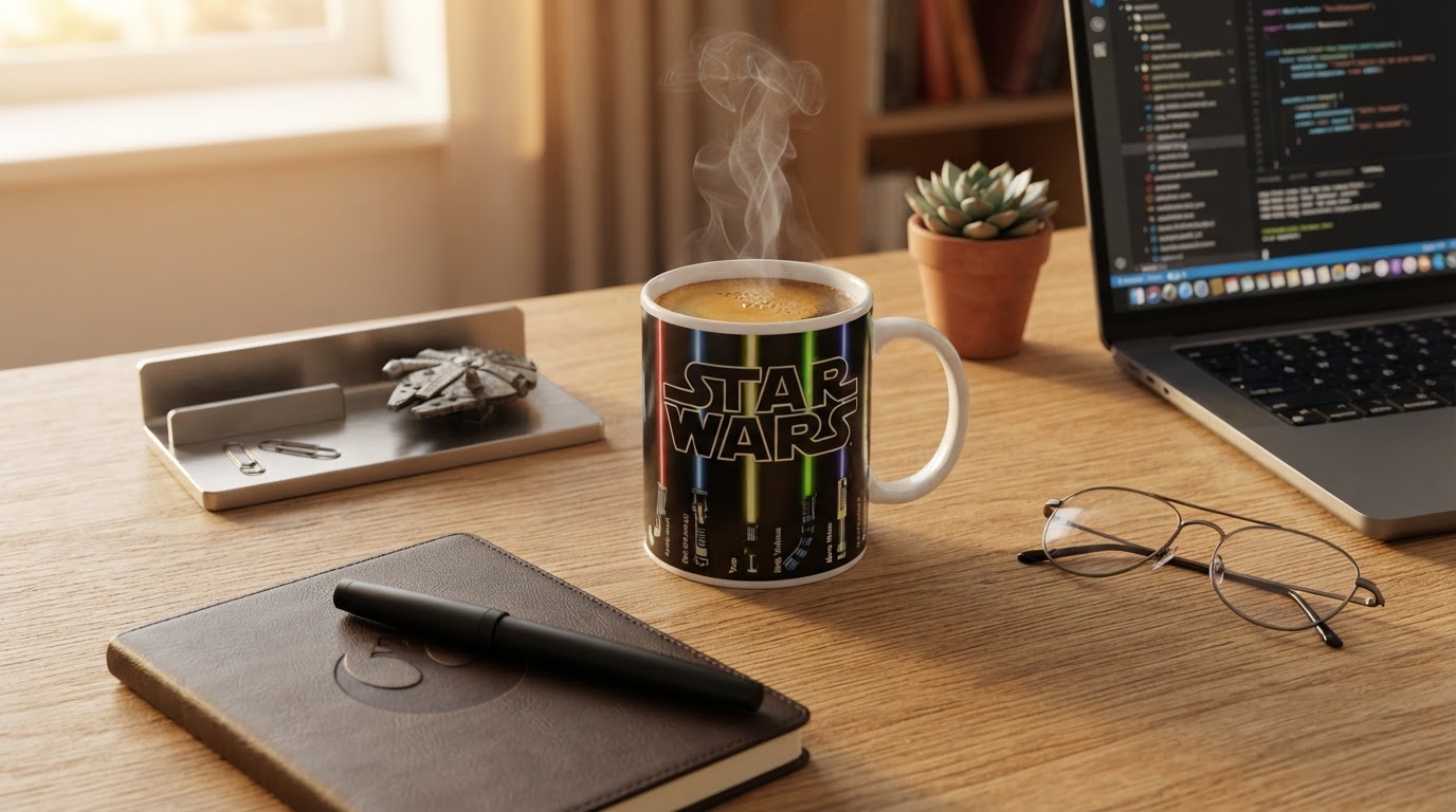 Enhancing Workspaces with the Light Saber Mug