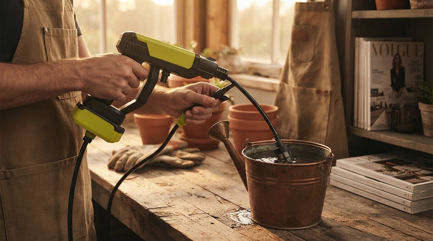 Can a Handheld Cordless Pressure Washer Draw from a Bucket?