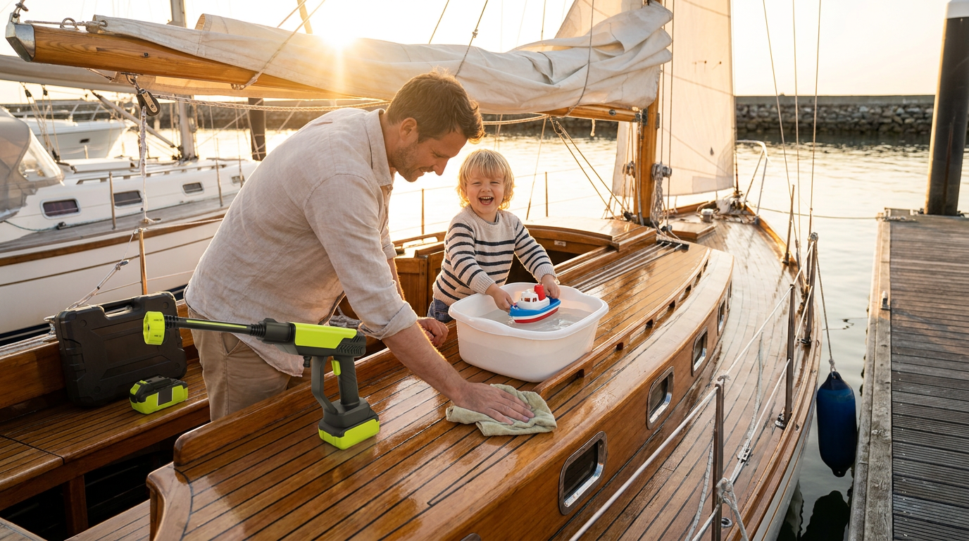 Handheld Pressure Washer for Boat Cleaning Guide