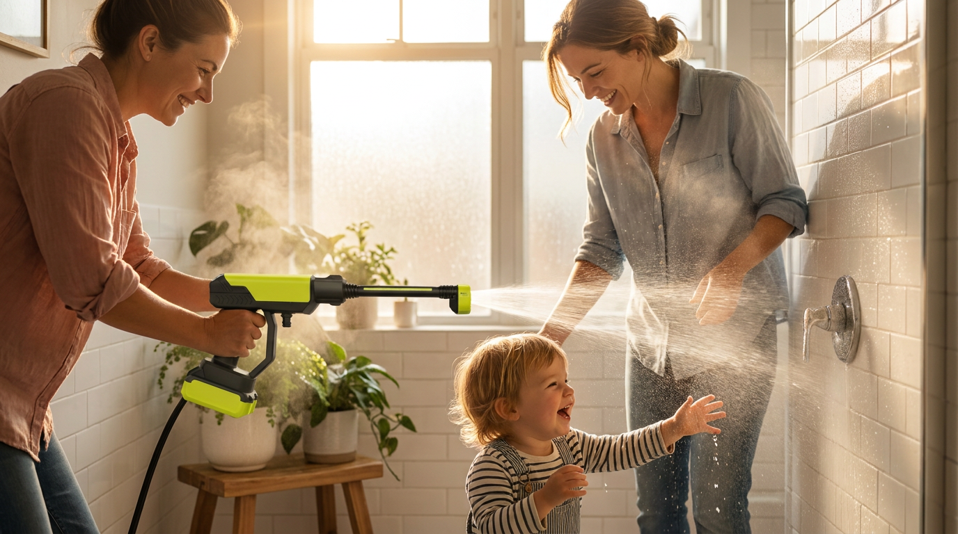Best Handheld Water Pressure Tool for Shower Grout Cleaning