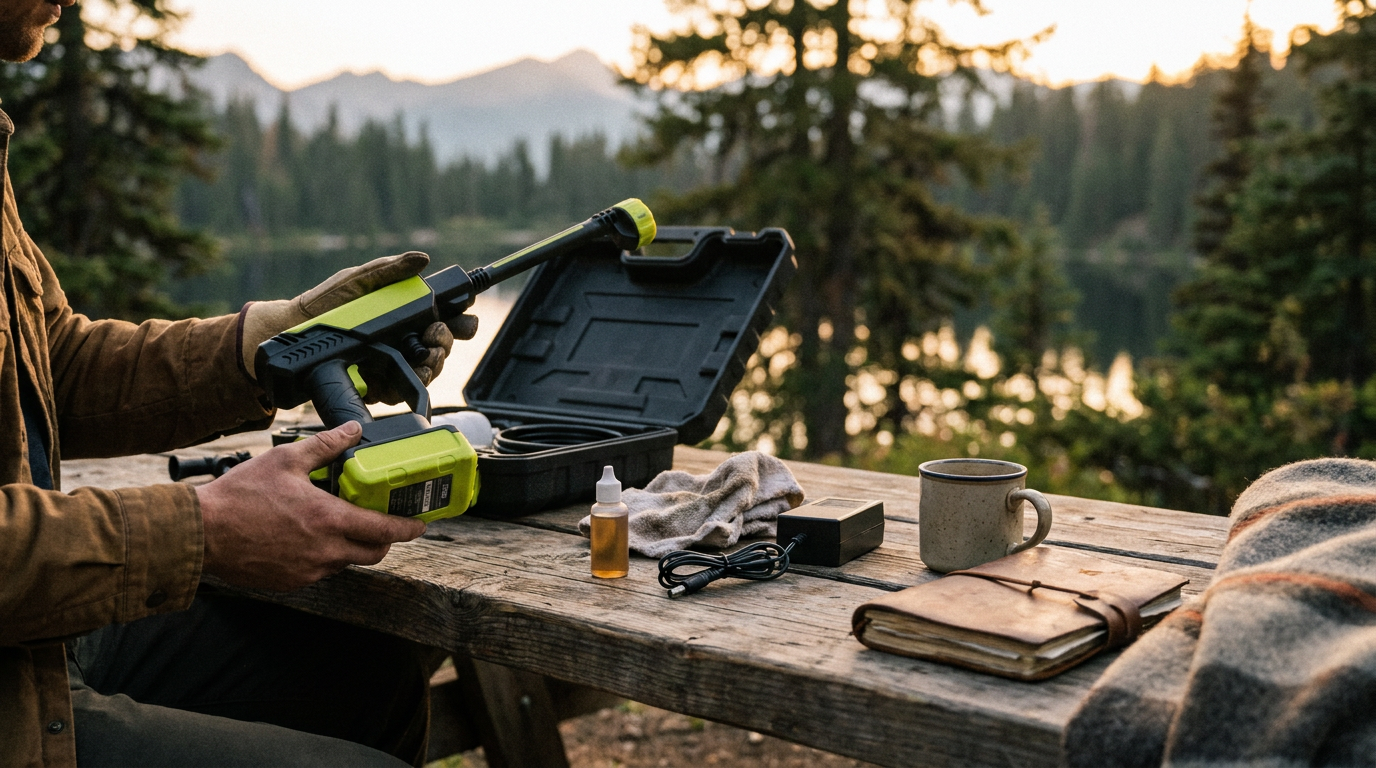 How do you maintain Cordless Pressure Washers in remote areas?