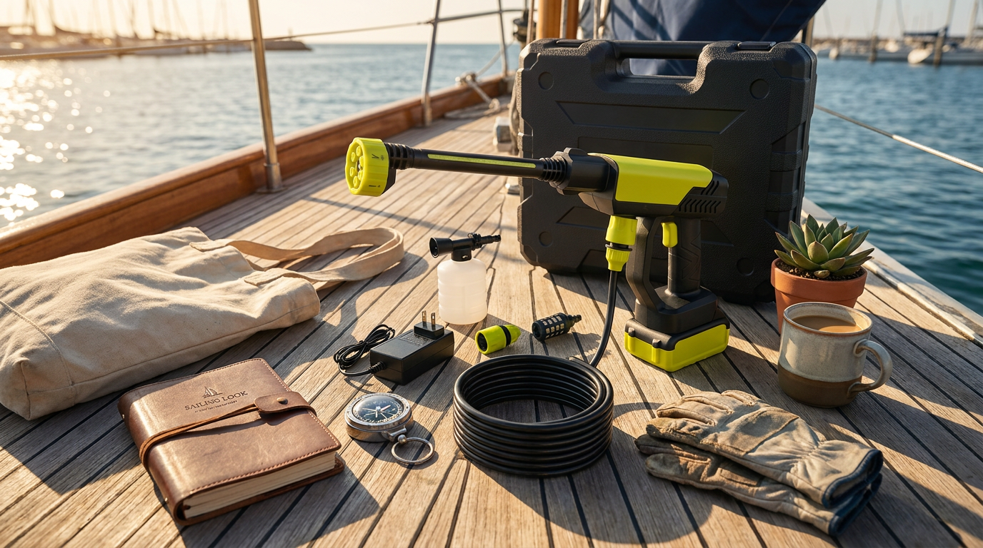 Maintaining Marine Surfaces with Cordless Pressure Washers