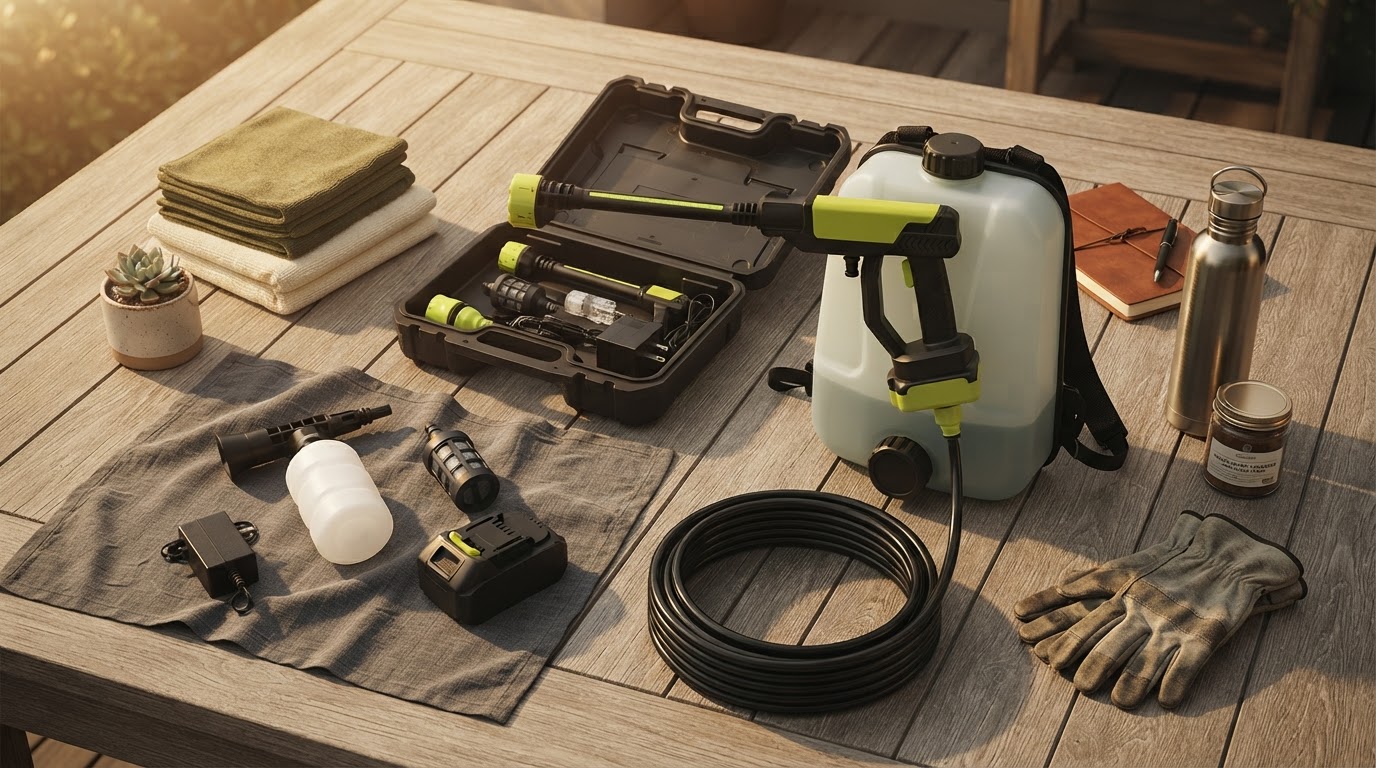 Cordless Pressure Washers with Integrated Water Tanks