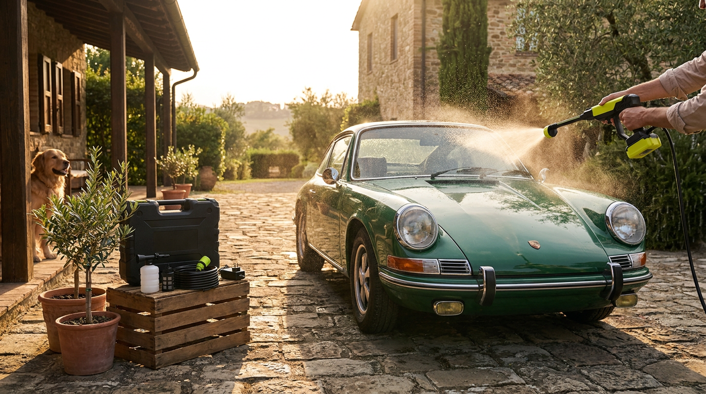 How do Cordless Pressure Washers clean cars effectively?