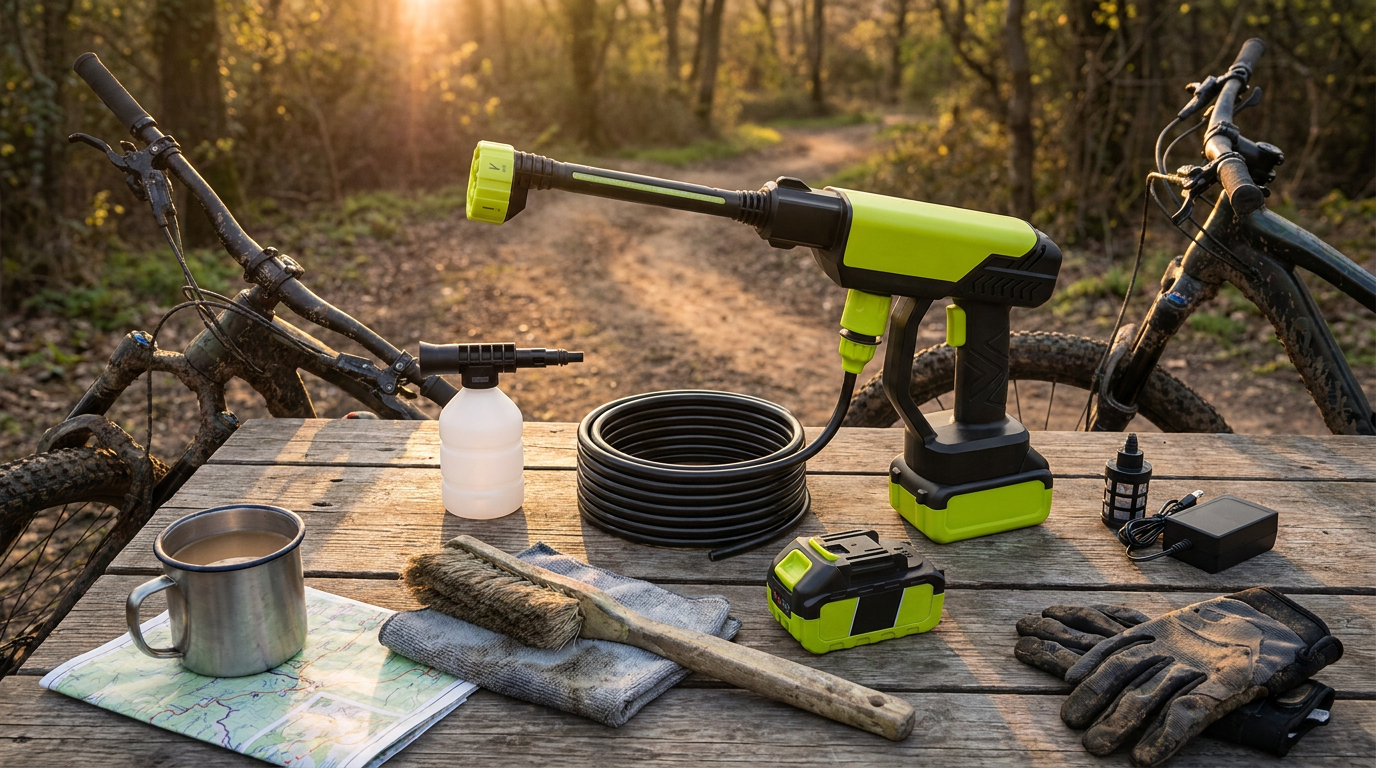 Cordless Pressure Washers for Mountain Bike Cleaning