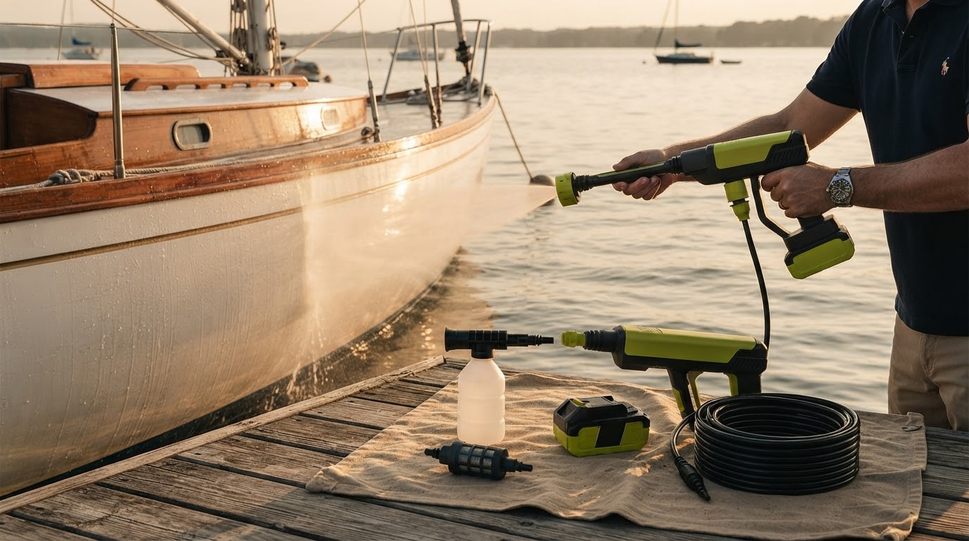 Selecting Cordless Pressure Washers for Marine Maintenance
