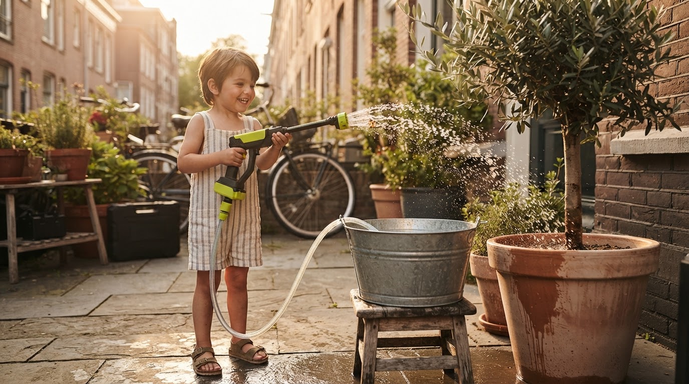 Using Cordless Pressure Washers With A Bucket Source