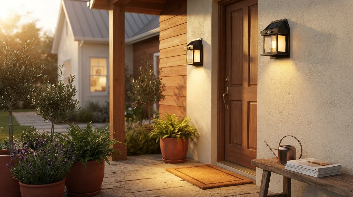 Do modern Solar Outdoor Wall Lights work for porches?