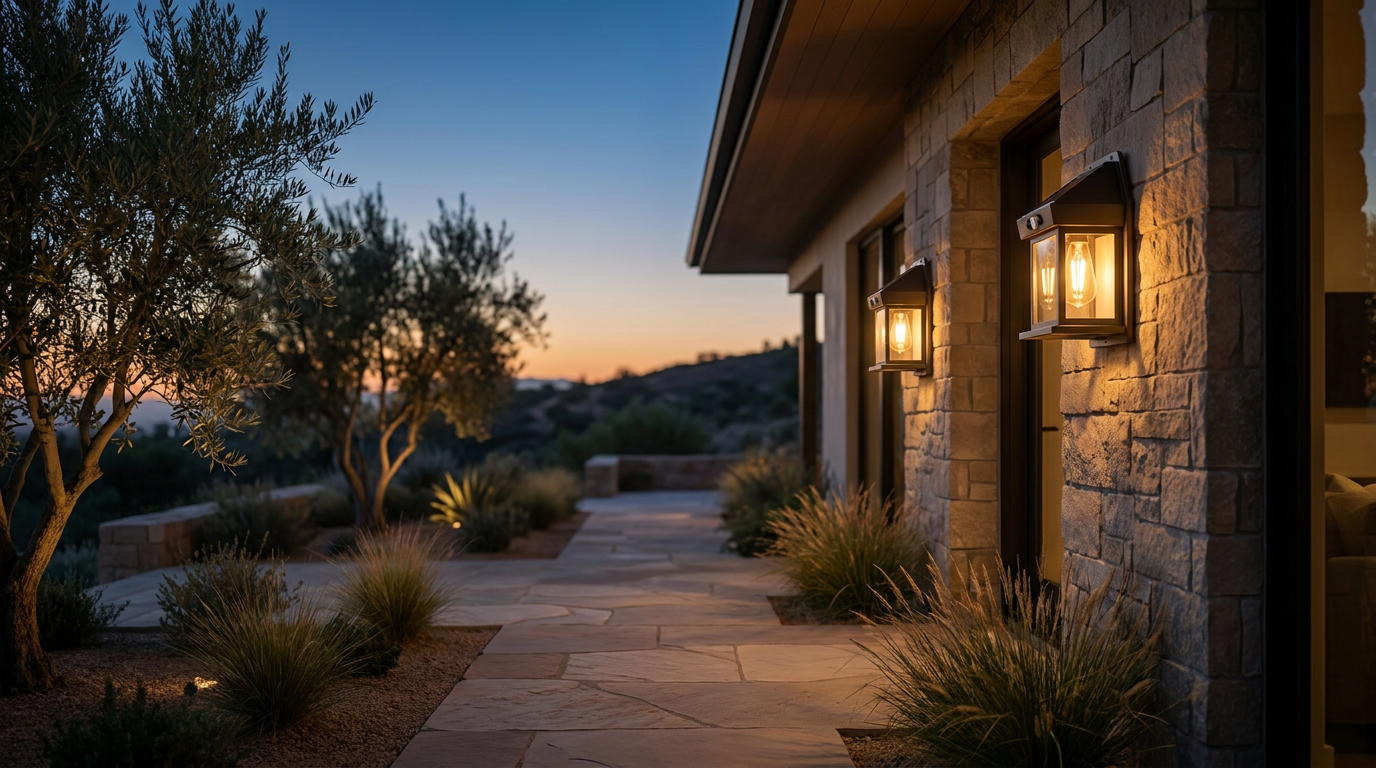 Solar Outdoor Wall Lights Dusk to Dawn Performance Data