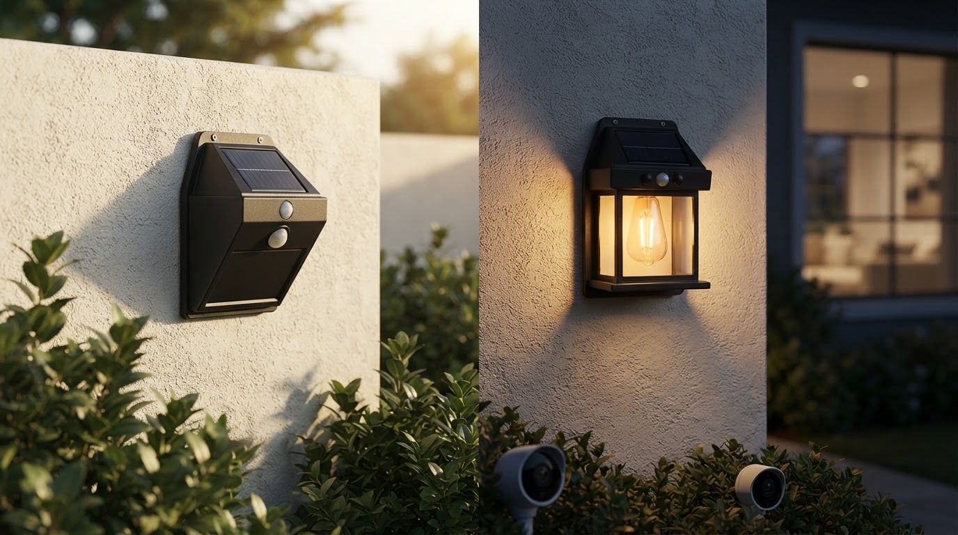 Dusk to Dawn Solar Wall Lights for Perimeter Security