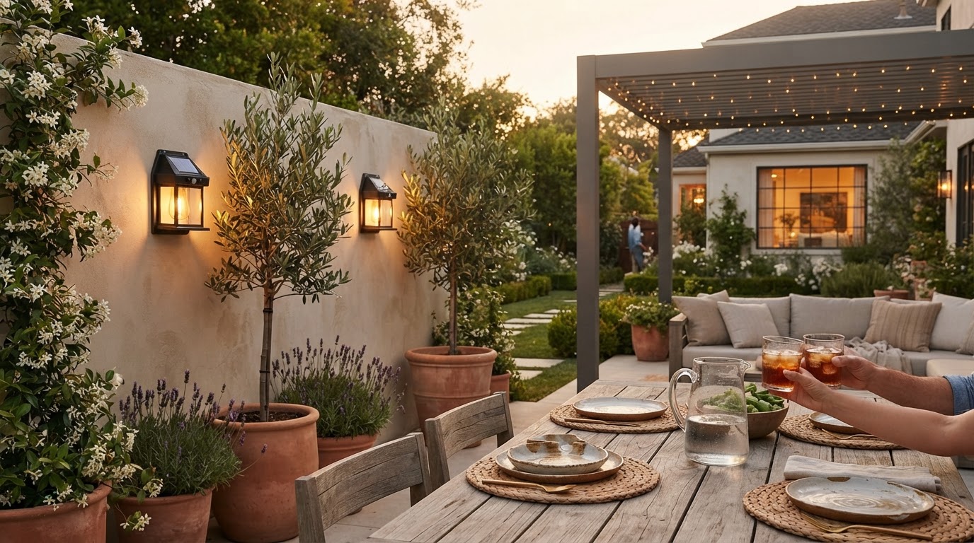 Home Depot Labor Day Sale Meets Solar Outdoor Wall Lights